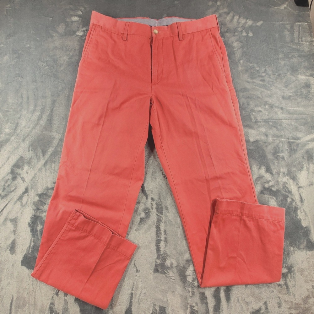 Polo Ralph Lauren Classic Fit Chinos Mens 34x31 Coral Pink Pima Cotton Pants